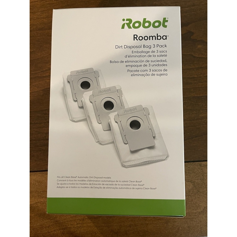 iRobot Authentic Replacement Part 3Ct -Dirt Disposal Bags Works W/ Roomba Clean - Picture 3 of 5